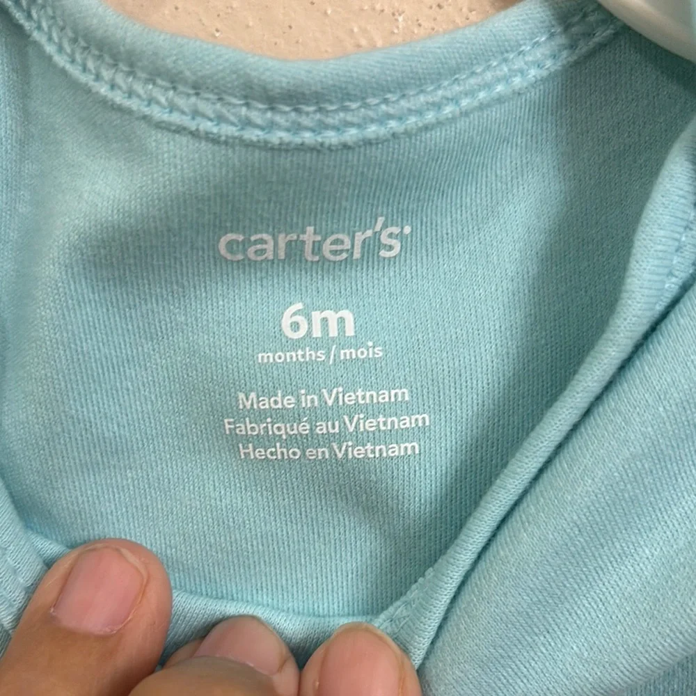 Carter's Blue Bodysuit Fun Auntie Design